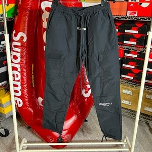 Fear of God essentials nylon cargo pants size M black